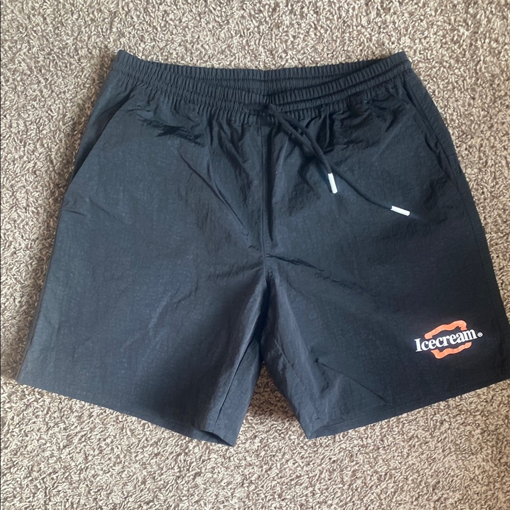 Icecream Black Shorts